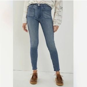 Adriano Goldschmied Anthropologie Retro Stevie Slim Straight Skinny Jeans 27